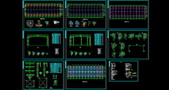 钢结构厂房CAD图纸与全屋定制平面设计资源指南
